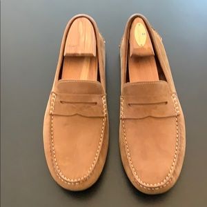 Johnston & Murphy Suede leather penny loafers